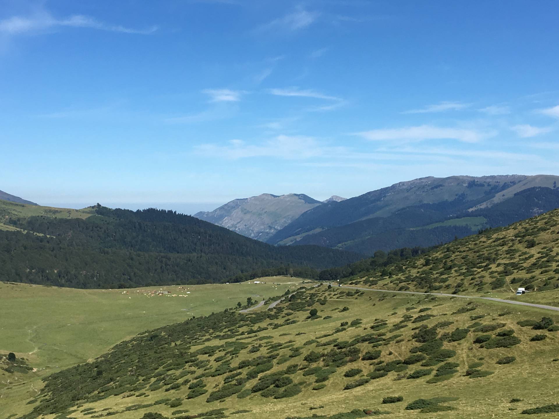 Hourquette d'Ancizan - vue Nord